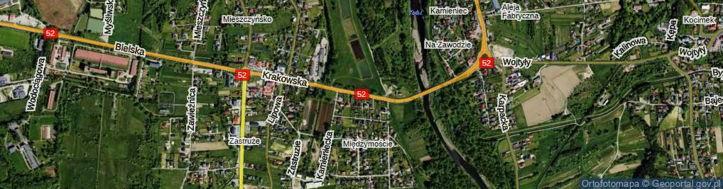 Zdjęcie satelitarne Krakowska ul.