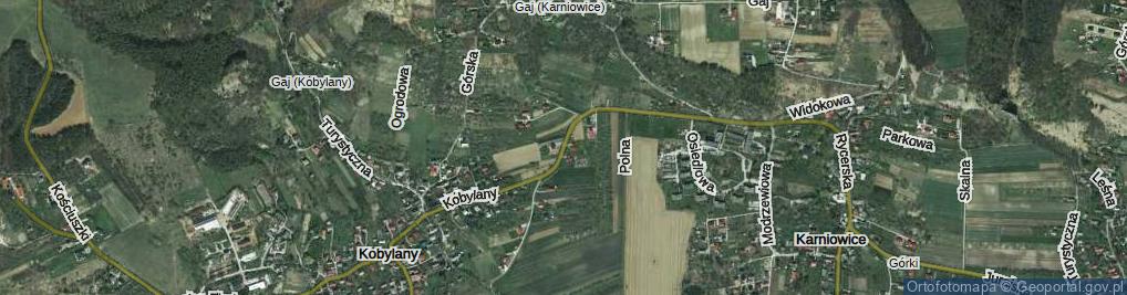 Zdjęcie satelitarne Krakowska ul.