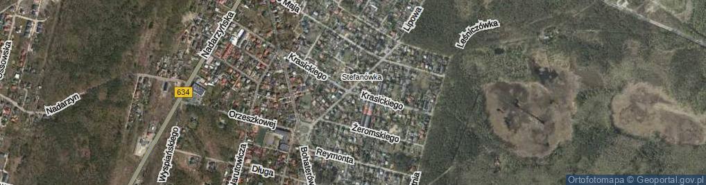 Zdjęcie satelitarne Krasickiego Ignacego, bp. ul.