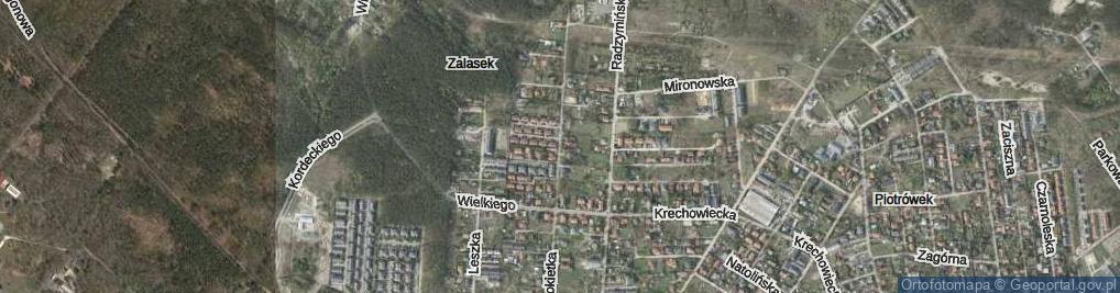 Zdjęcie satelitarne Króla Władysława Łokietka ul.