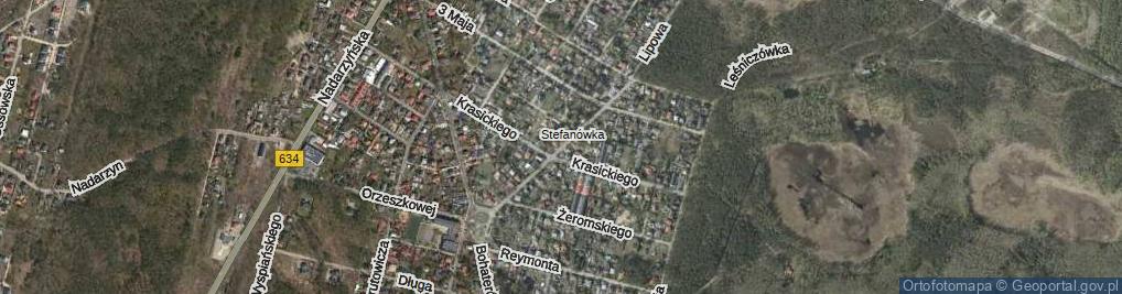 Zdjęcie satelitarne Królewska ul.