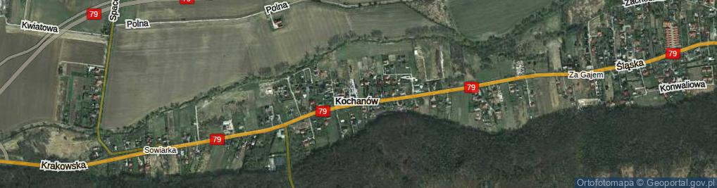 Zdjęcie satelitarne Krótka ul.