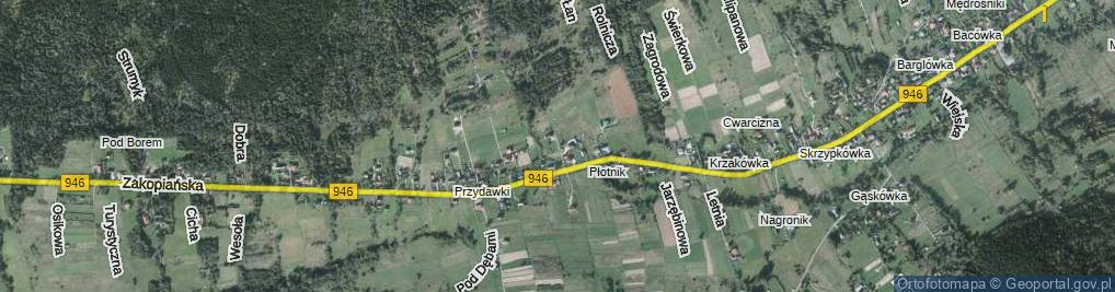 Zdjęcie satelitarne Krótka ul.