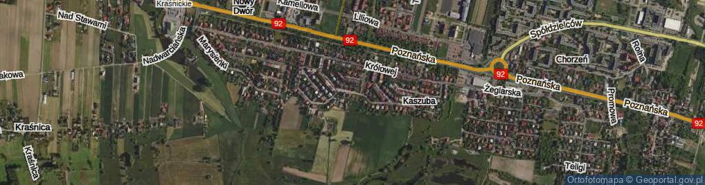 Zdjęcie satelitarne Króla Bolesława Chrobrego ul.