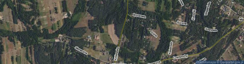 Zdjęcie satelitarne Królewska ul.