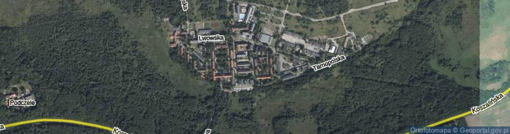 Zdjęcie satelitarne Krzemieniecka ul.