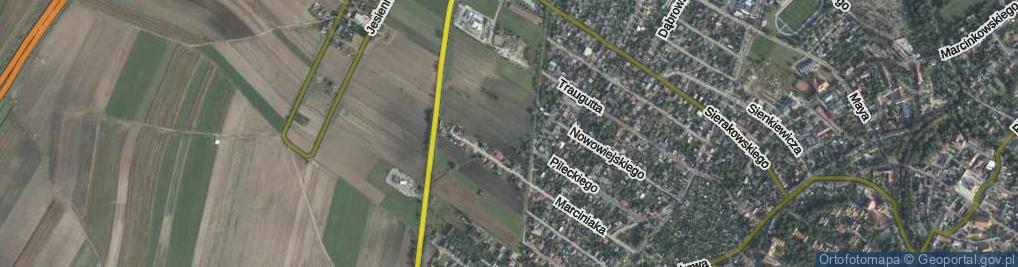 Zdjęcie satelitarne Króla Władysława Jagiełły ul.