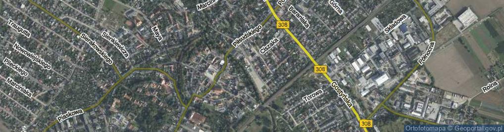 Zdjęcie satelitarne Kruszewskiego Klemensa ul.