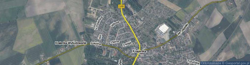 Zdjęcie satelitarne Krótka ul.