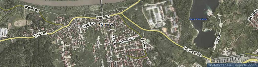 Zdjęcie satelitarne Kredowa ul.