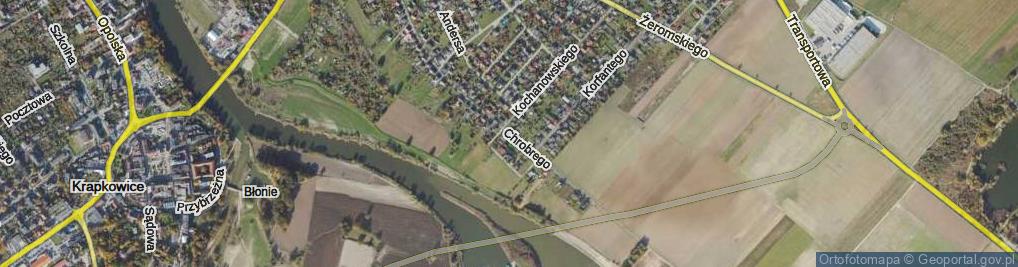 Zdjęcie satelitarne Króla Bolesława Chrobrego ul.