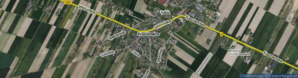 Zdjęcie satelitarne Krótka ul.