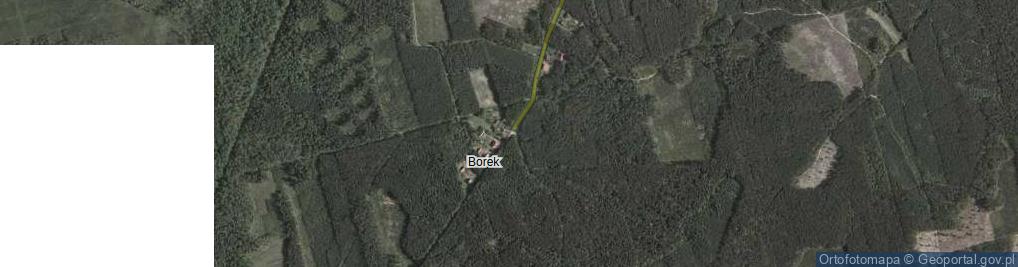 Zdjęcie satelitarne Krawce ul.