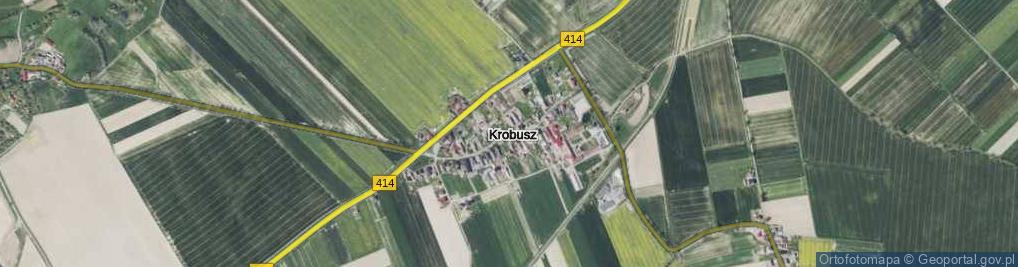 Zdjęcie satelitarne Krobusz ul.