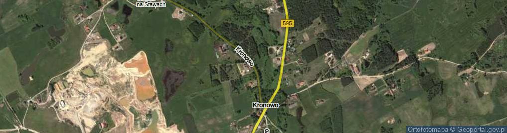 Zdjęcie satelitarne Kronowo ul.
