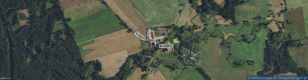 Zdjęcie satelitarne Krosno ul.