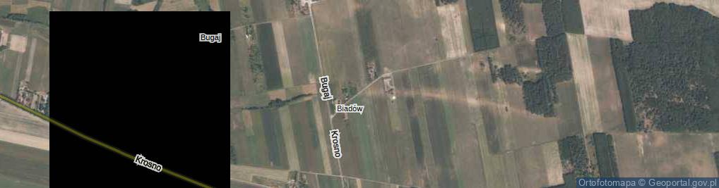 Zdjęcie satelitarne Krosno-Biadów ul.