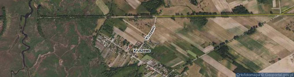 Zdjęcie satelitarne Kruszewo ul.