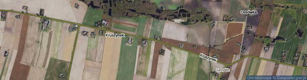 Zdjęcie satelitarne Kruszynek ul.