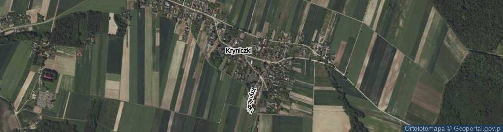 Zdjęcie satelitarne Kryniczki ul.