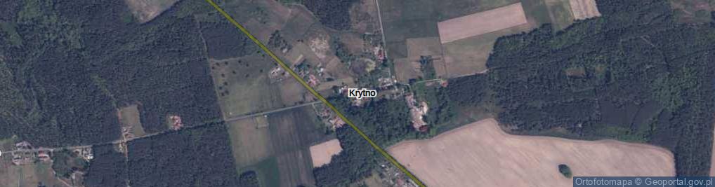 Zdjęcie satelitarne Krytno ul.