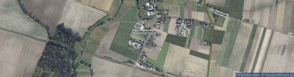Zdjęcie satelitarne Krzekotowice ul.