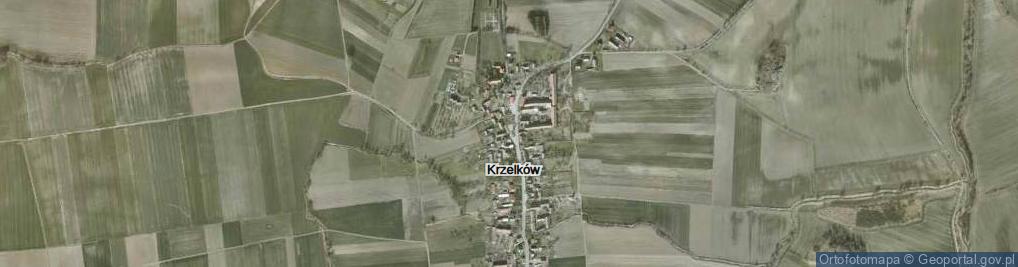 Zdjęcie satelitarne Krzelków ul.
