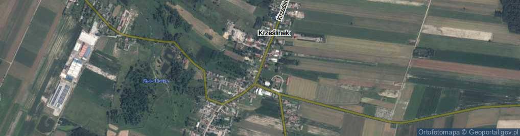 Zdjęcie satelitarne Krześlinek ul.
