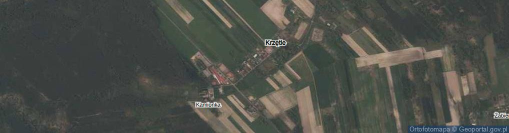 Zdjęcie satelitarne Krzętle ul.