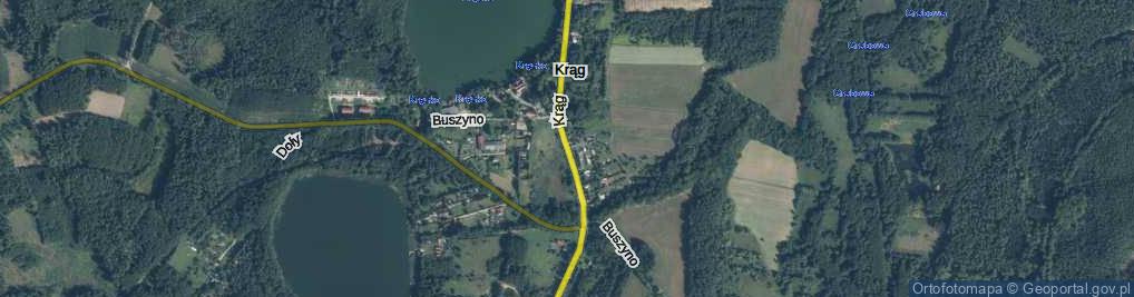 Zdjęcie satelitarne Krąg ul.