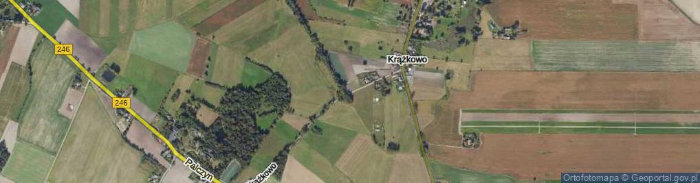 Zdjęcie satelitarne Krążkowo ul.