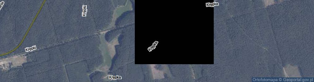 Zdjęcie satelitarne Krępka ul.