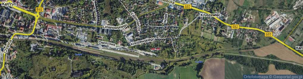 Zdjęcie satelitarne Kraszewskiego Józefa Ignacego ul.