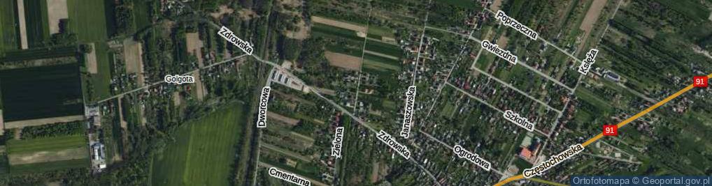 Zdjęcie satelitarne Krótka ul.