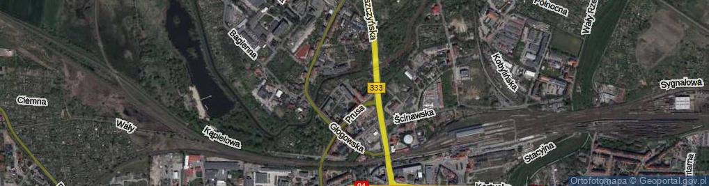 Zdjęcie satelitarne Kraszewskiego Józefa Ignacego ul.