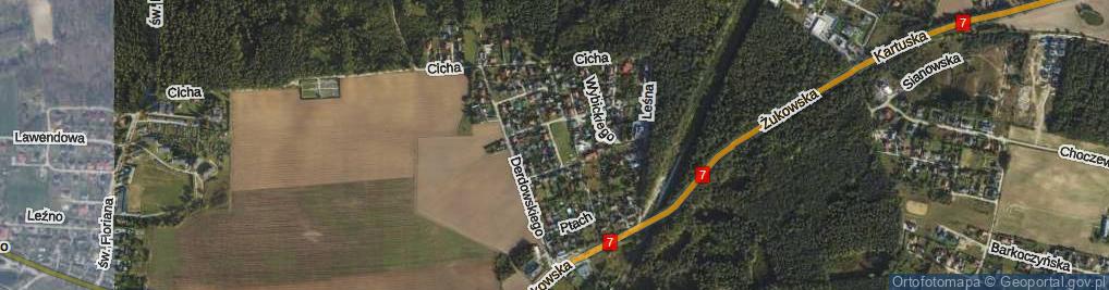 Zdjęcie satelitarne Krasickiego ul.