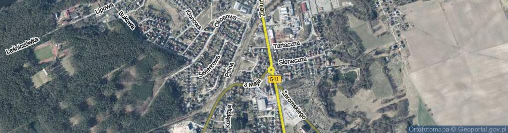 Zdjęcie satelitarne Kraziewicza Juliusza ul.