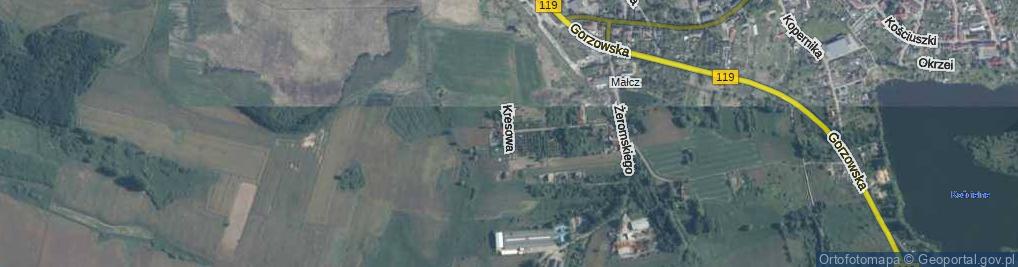 Zdjęcie satelitarne Kresowa ul.