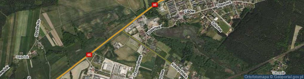 Zdjęcie satelitarne Krótka ul.