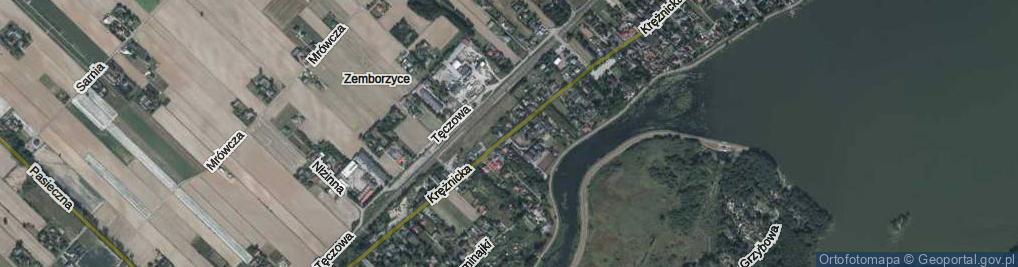 Zdjęcie satelitarne Krężnicka ul.