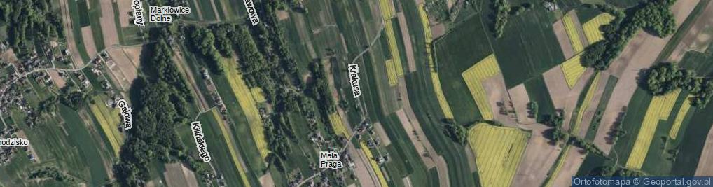 Zdjęcie satelitarne Krakusa ul.