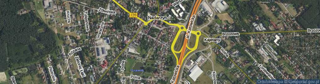 Zdjęcie satelitarne Krótka ul.