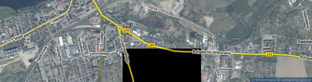 Zdjęcie satelitarne Krótka ul.