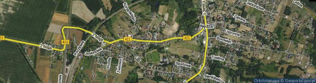 Zdjęcie satelitarne Króla Jana III Sobieskiego ul.