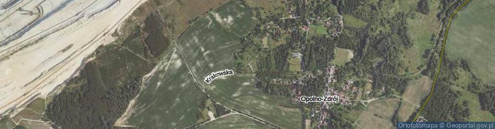 Zdjęcie satelitarne Krakowska ul.