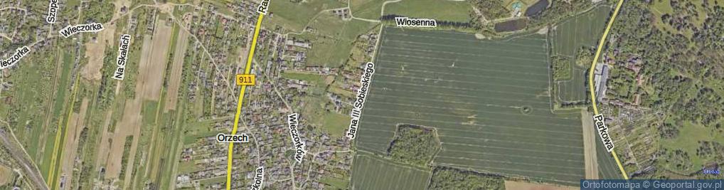 Zdjęcie satelitarne Króla Jana III Sobieskiego ul.