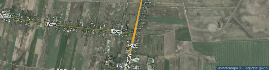 Zdjęcie satelitarne Krakowska ul.