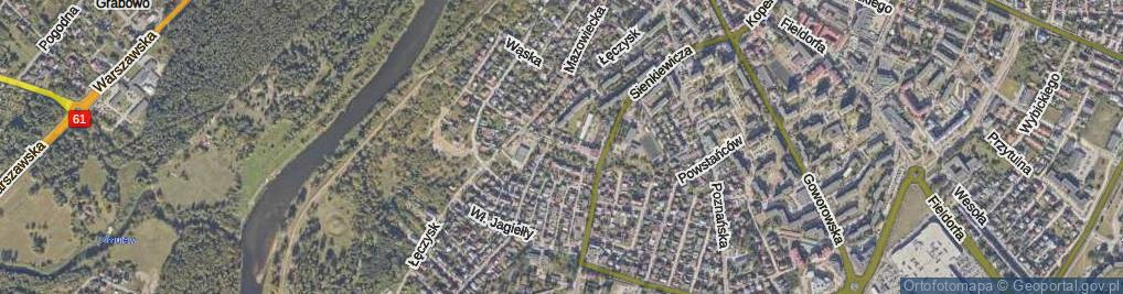 Zdjęcie satelitarne Króla Jana III Sobieskiego ul.