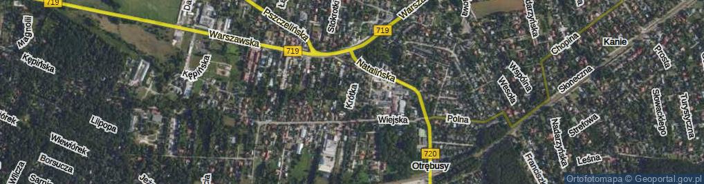 Zdjęcie satelitarne Krótka ul.