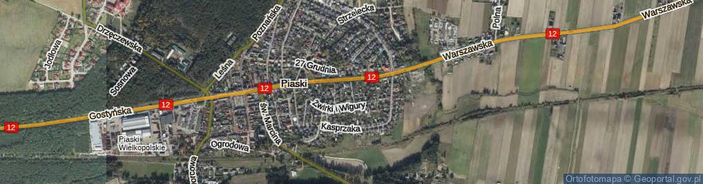 Zdjęcie satelitarne Krótka ul.